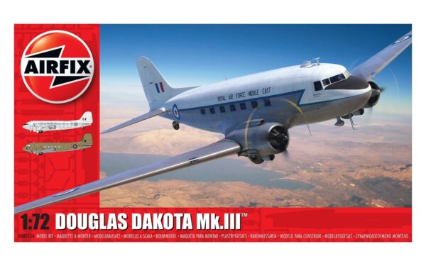 Naval Models - vliegtuigen-Airfix a08015a_douglas-dakota-mkIII