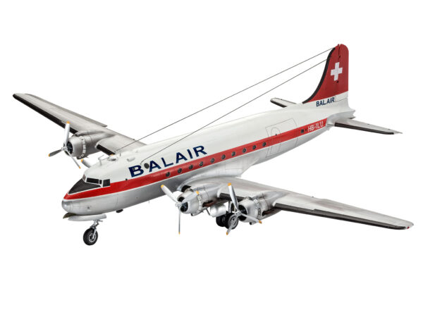 Naval-Models-vliegtuigen-Revell-DC4-Balair-Iceland-Airways